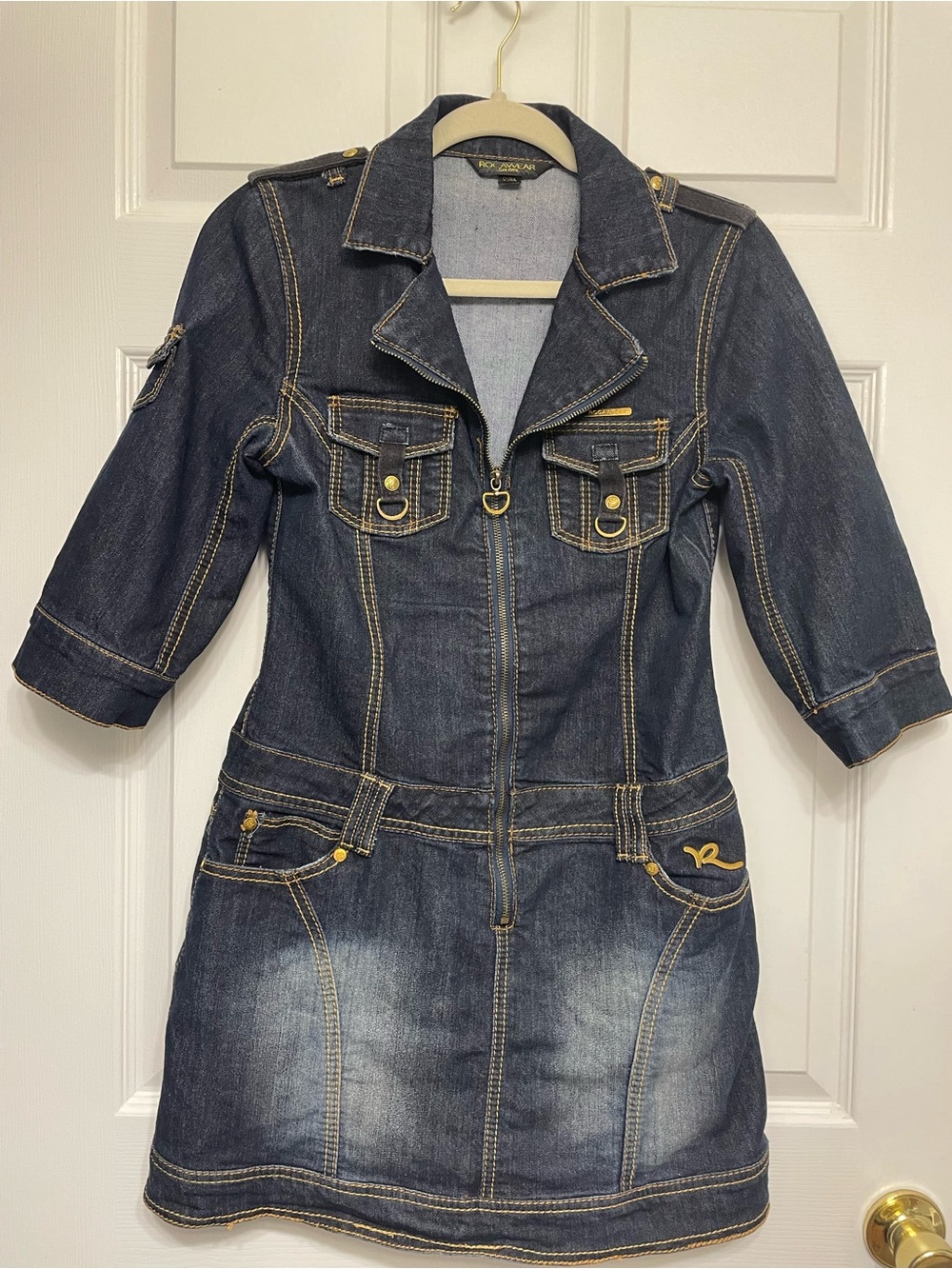 M Vintage Rocawear Denim Dress Y2K